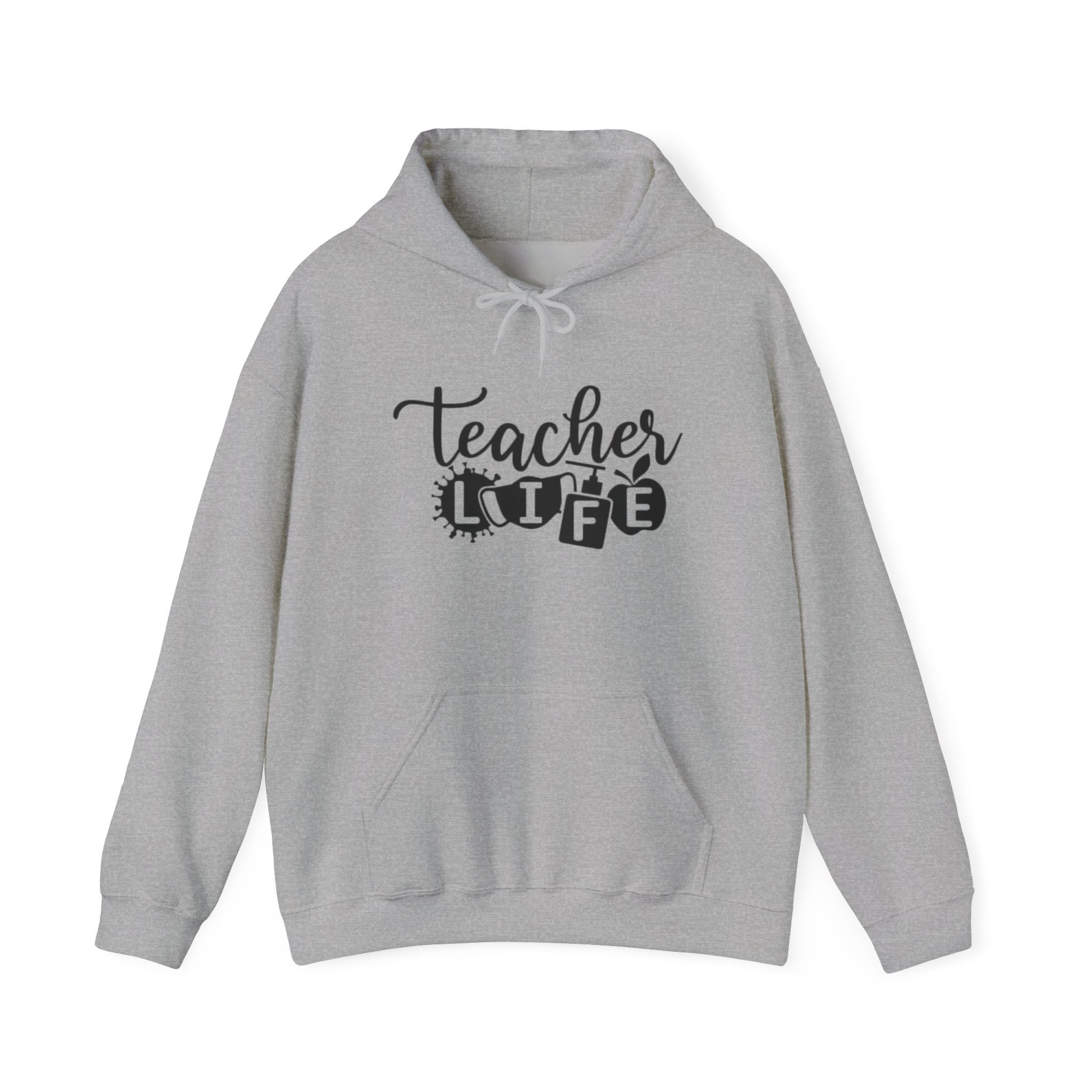 Teacher Life Unisex Hooded Sweatshirt, Great Gift for Teachers, Cozy Pullover for School or Home, Motivational, Casual Wear, Teacher [...]