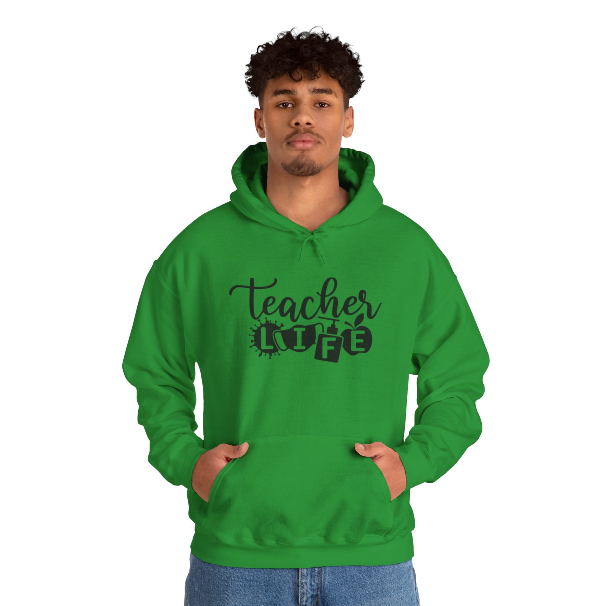 Teacher Life Unisex Hooded Sweatshirt, Great Gift for Teachers, Cozy Pullover for School or Home, Motivational, Casual Wear, Teacher [...]