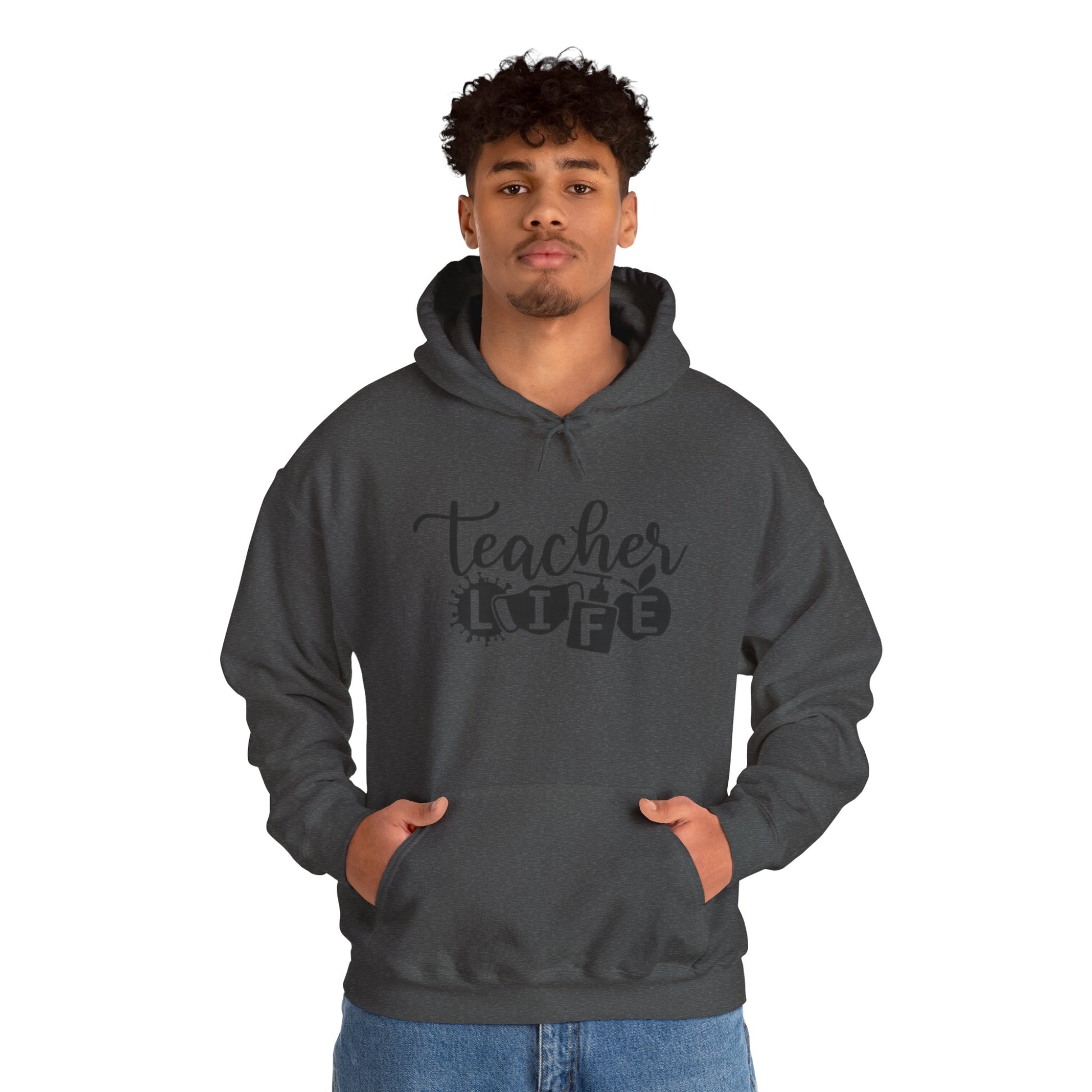 Teacher Life Unisex Hooded Sweatshirt, Great Gift for Teachers, Cozy Pullover for School or Home, Motivational, Casual Wear, Teacher [...]