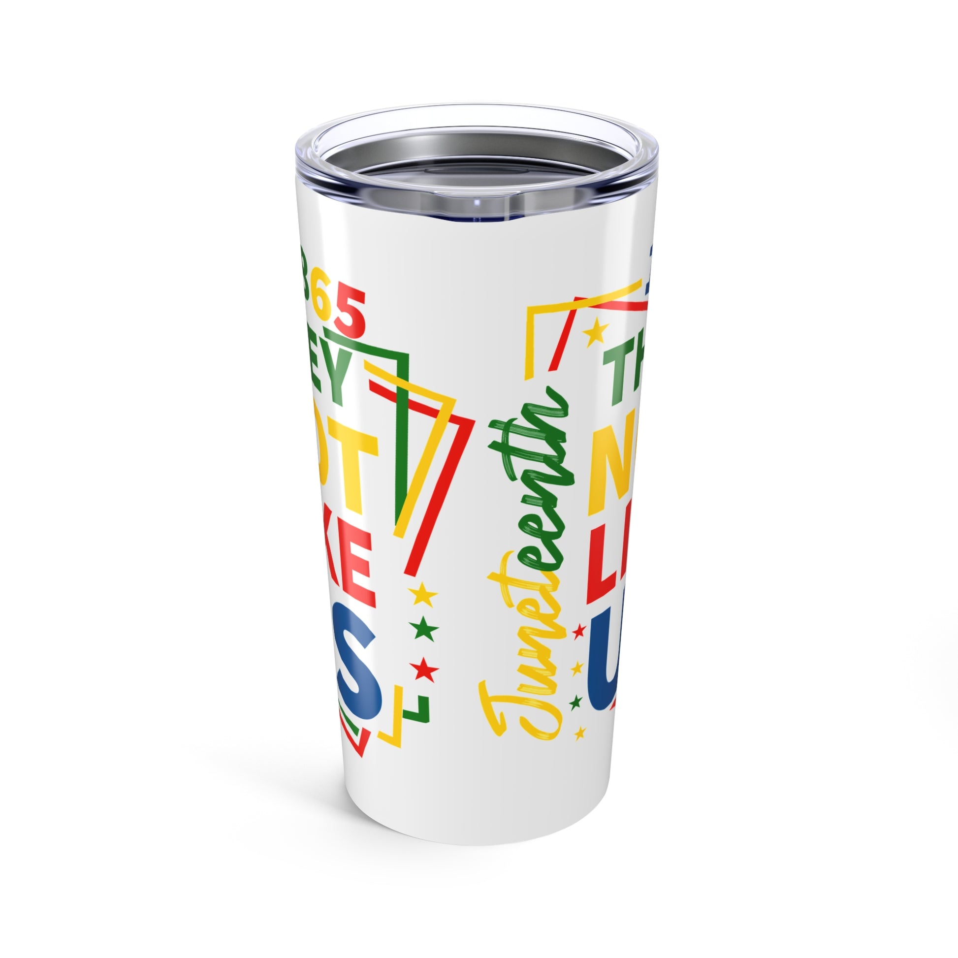 Juneteenth 20oz Tumbler, Colorful Celebration Drinkware, Black History Celebration, Eco-Friendly Travel Mug, Unique Gift Idea