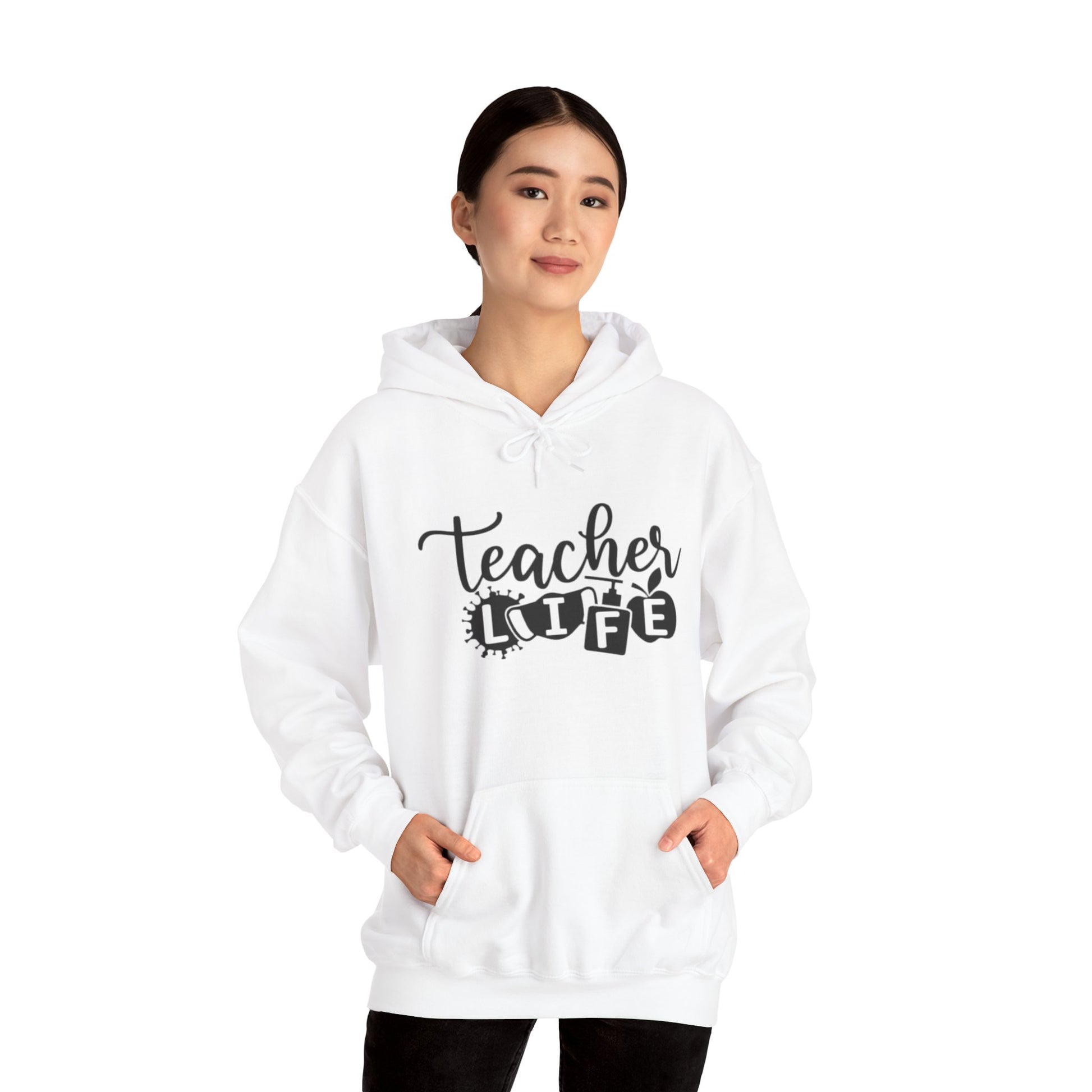 Teacher Life Unisex Hooded Sweatshirt, Great Gift for Teachers, Cozy Pullover for School or Home, Motivational, Casual Wear, Teacher [...]