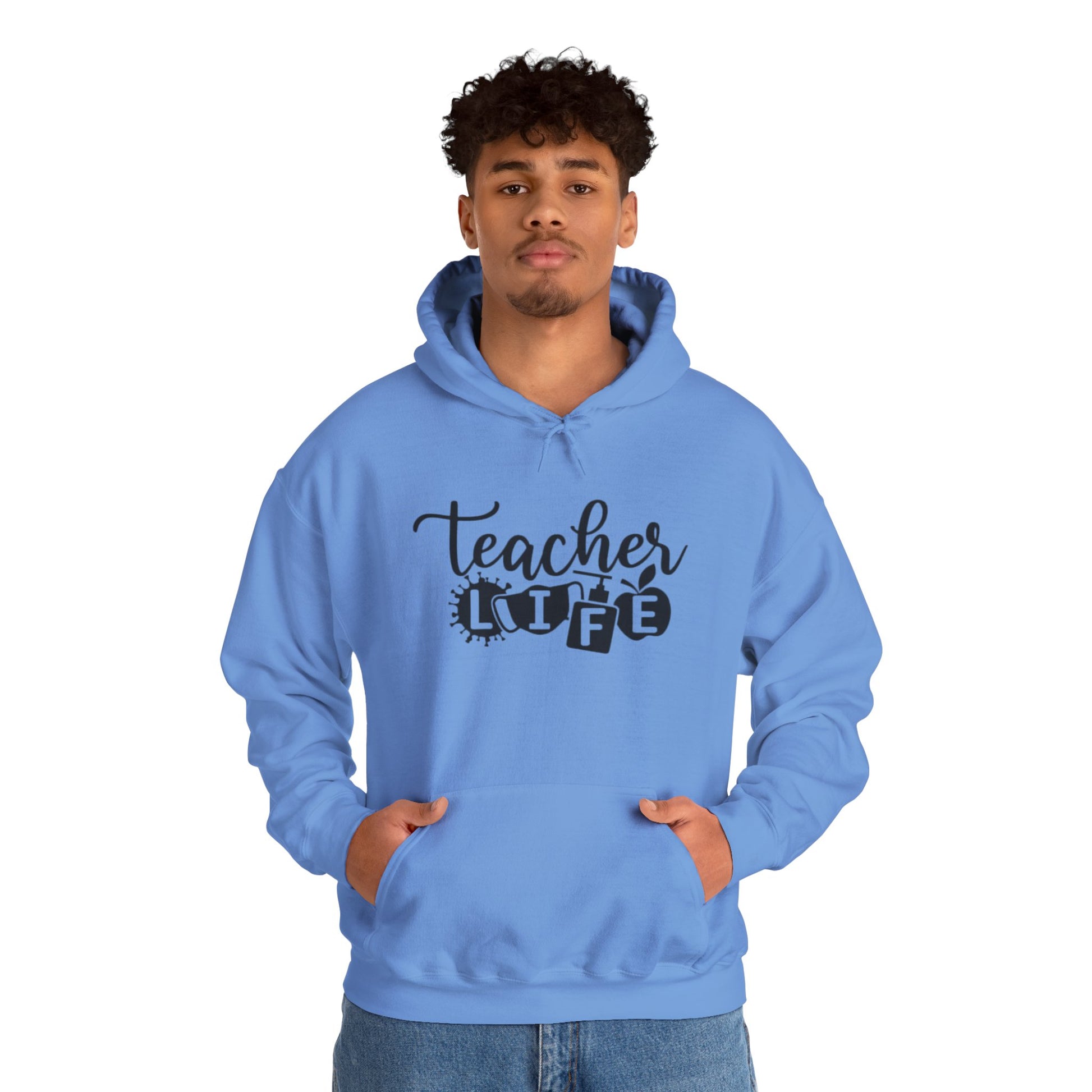 Teacher Life Unisex Hooded Sweatshirt, Great Gift for Teachers, Cozy Pullover for School or Home, Motivational, Casual Wear, Teacher [...]