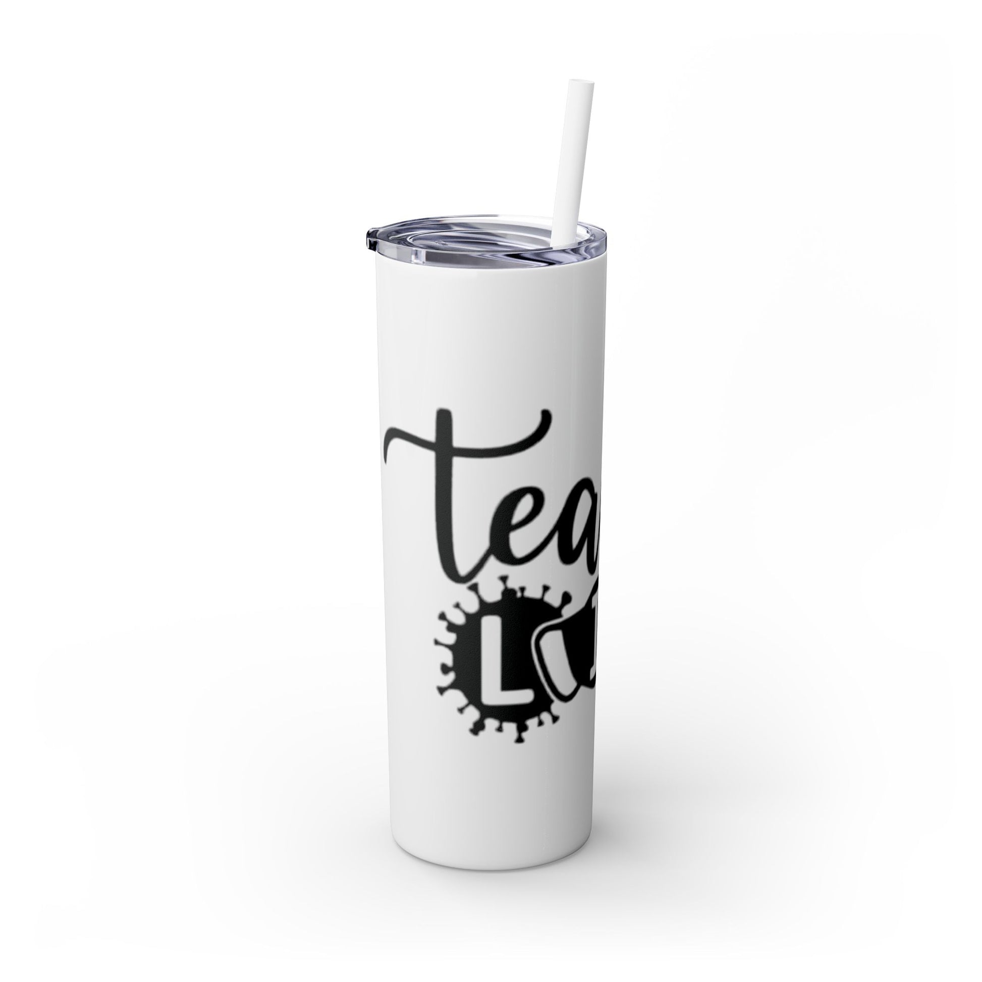 Teacher Life Skinny Tumbler, 20oz Travel Mug, Inspirational Gift for Teachers, Classroom Décor, Teacher Appreciation, Back to School