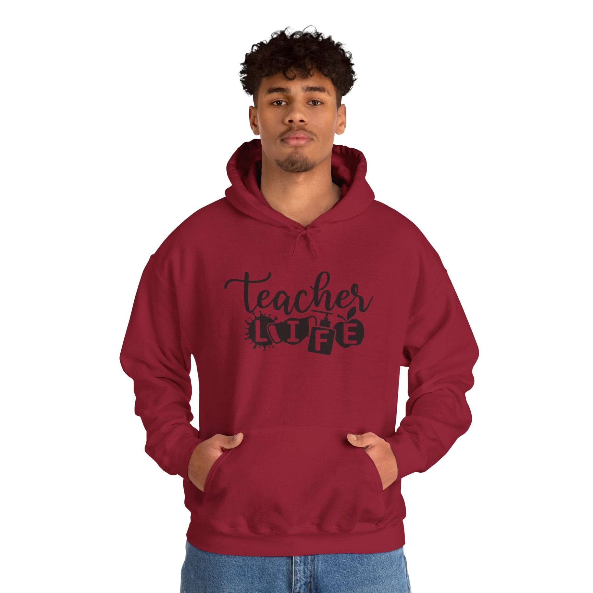 Teacher Life Unisex Hooded Sweatshirt, Great Gift for Teachers, Cozy Pullover for School or Home, Motivational, Casual Wear, Teacher [...]