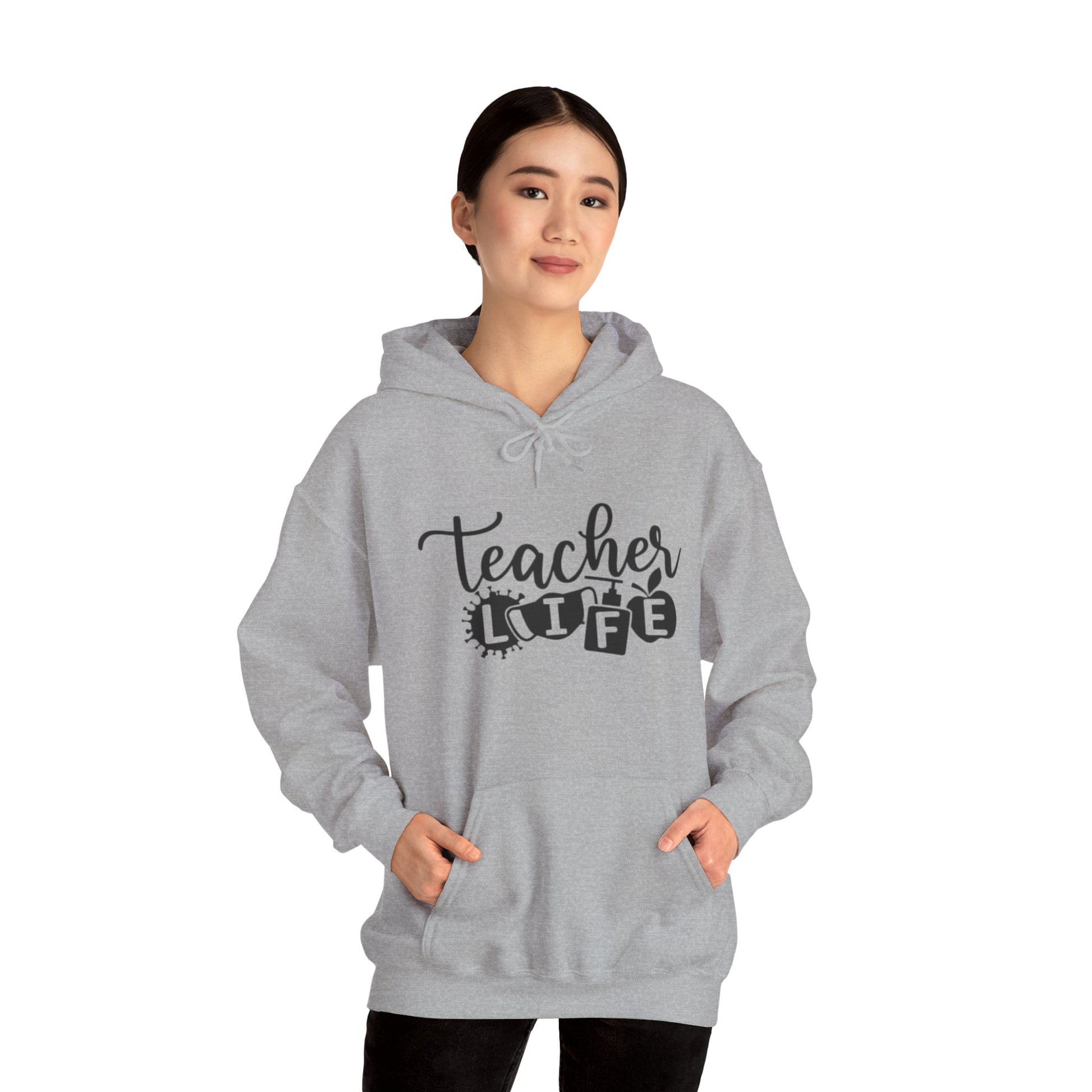 Teacher Life Unisex Hooded Sweatshirt, Great Gift for Teachers, Cozy Pullover for School or Home, Motivational, Casual Wear, Teacher [...]