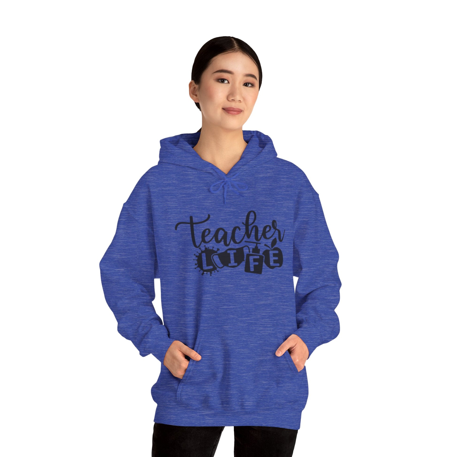 Teacher Life Unisex Hooded Sweatshirt, Great Gift for Teachers, Cozy Pullover for School or Home, Motivational, Casual Wear, Teacher [...]