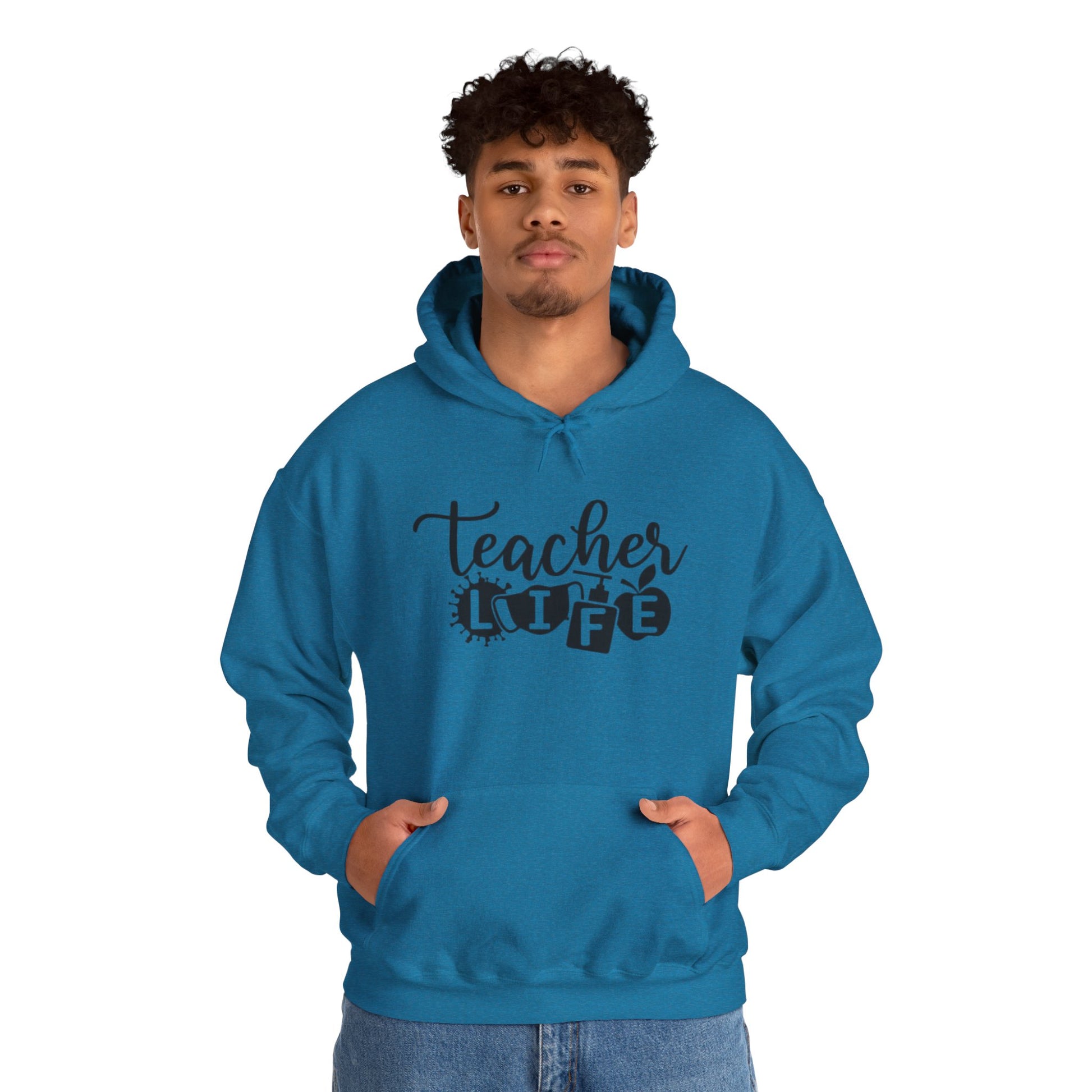 Teacher Life Unisex Hooded Sweatshirt, Great Gift for Teachers, Cozy Pullover for School or Home, Motivational, Casual Wear, Teacher [...]
