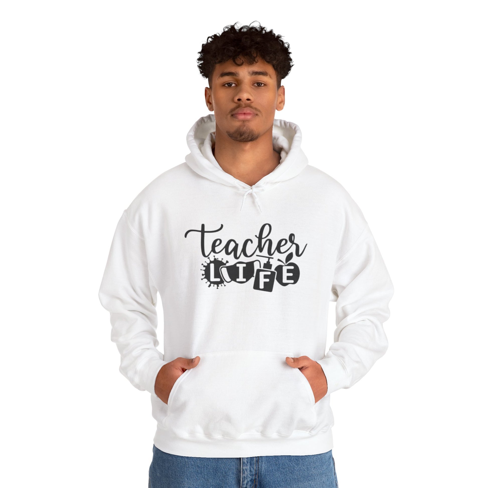 Teacher Life Unisex Hooded Sweatshirt, Great Gift for Teachers, Cozy Pullover for School or Home, Motivational, Casual Wear, Teacher [...]