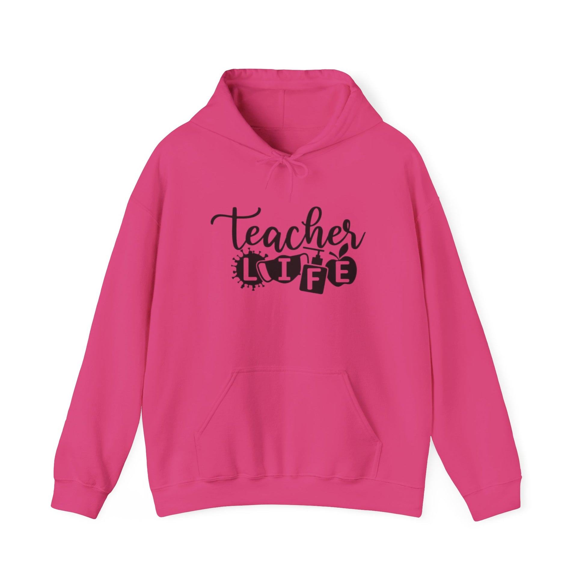 Teacher Life Unisex Hooded Sweatshirt, Great Gift for Teachers, Cozy Pullover for School or Home, Motivational, Casual Wear, Teacher [...]