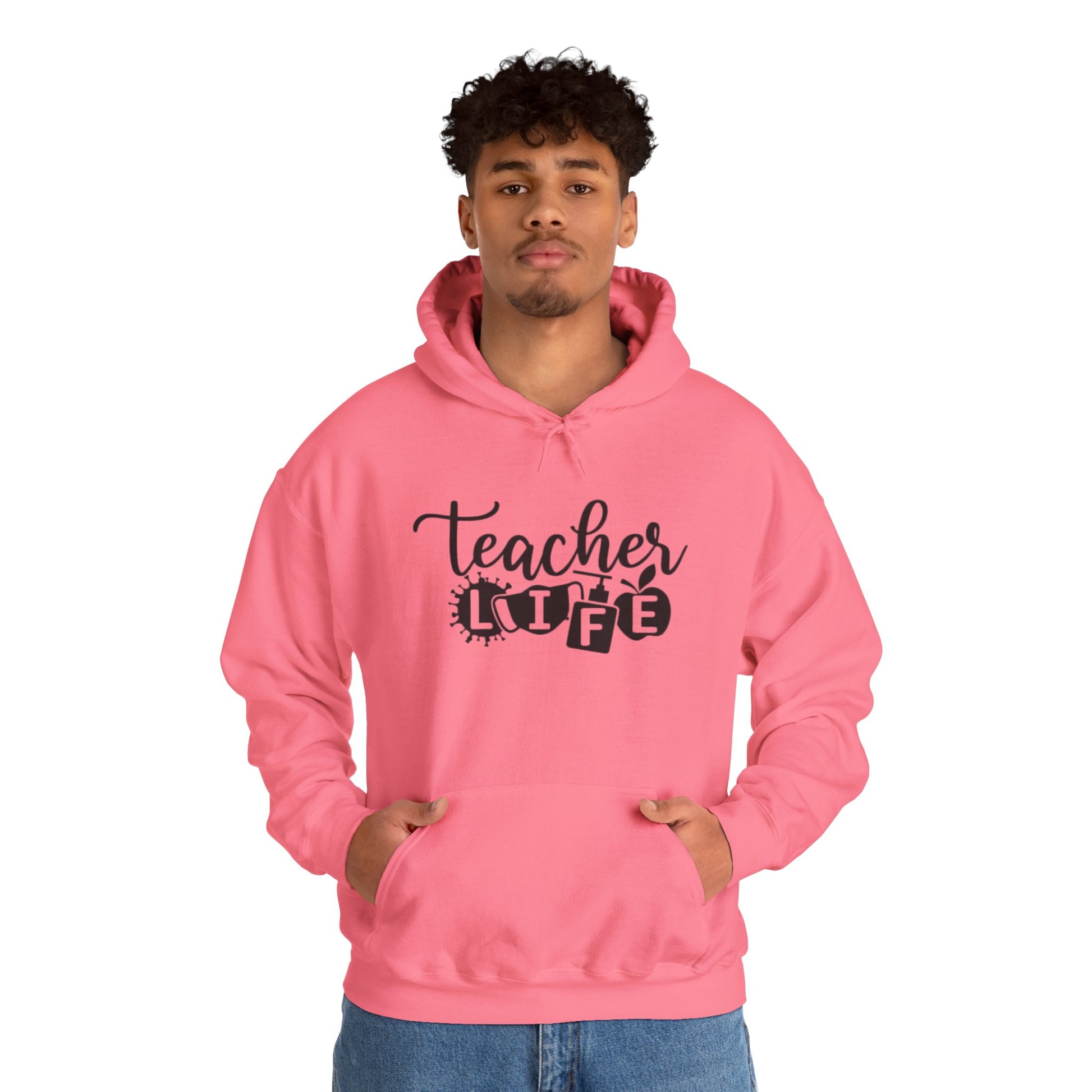 Teacher Life Unisex Hooded Sweatshirt, Great Gift for Teachers, Cozy Pullover for School or Home, Motivational, Casual Wear, Teacher [...]