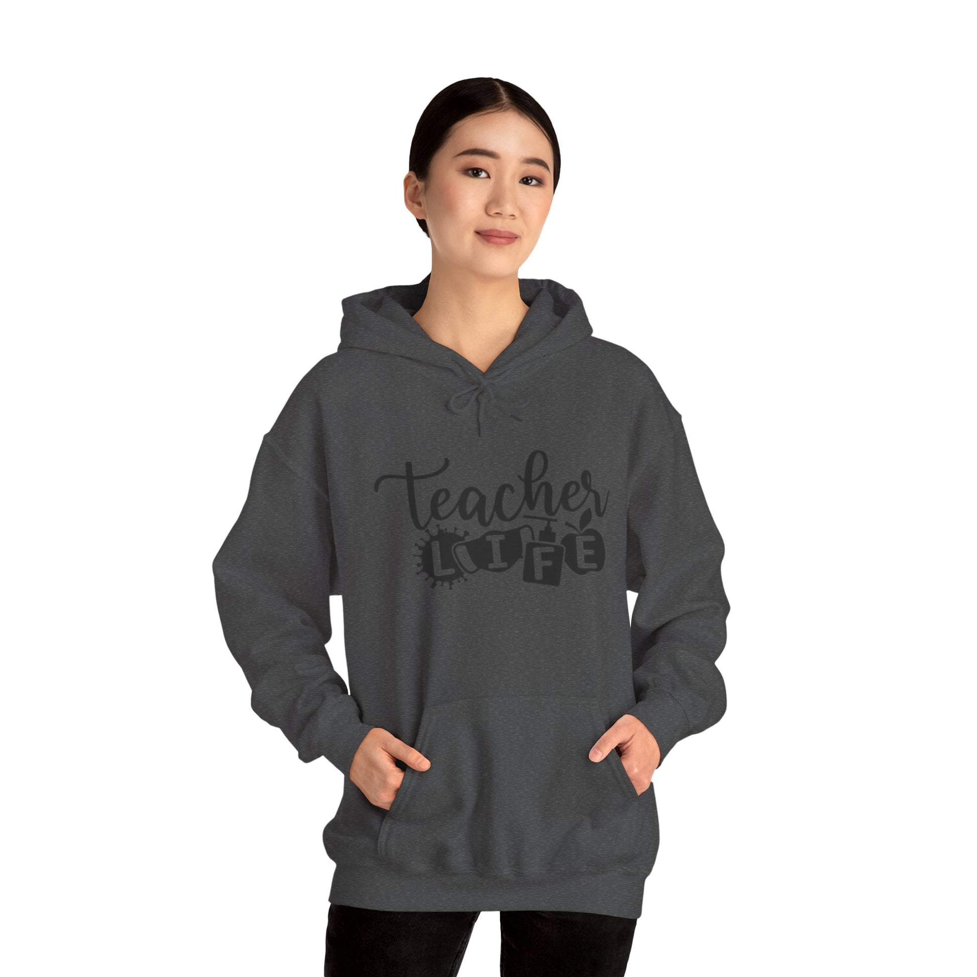 Teacher Life Unisex Hooded Sweatshirt, Great Gift for Teachers, Cozy Pullover for School or Home, Motivational, Casual Wear, Teacher [...]