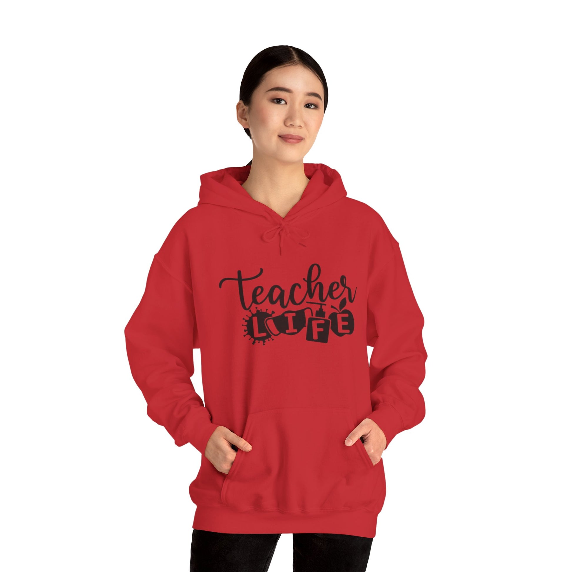 Teacher Life Unisex Hooded Sweatshirt, Great Gift for Teachers, Cozy Pullover for School or Home, Motivational, Casual Wear, Teacher [...]