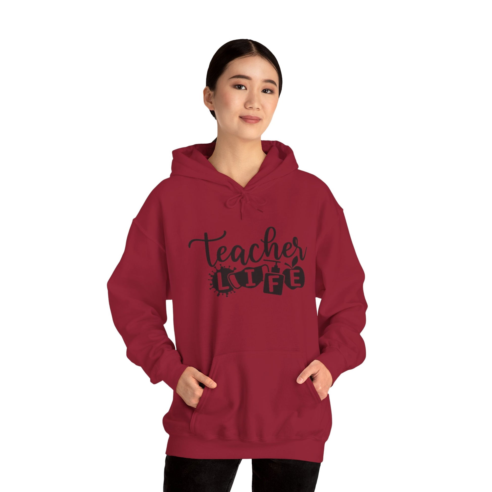 Teacher Life Unisex Hooded Sweatshirt, Great Gift for Teachers, Cozy Pullover for School or Home, Motivational, Casual Wear, Teacher [...]