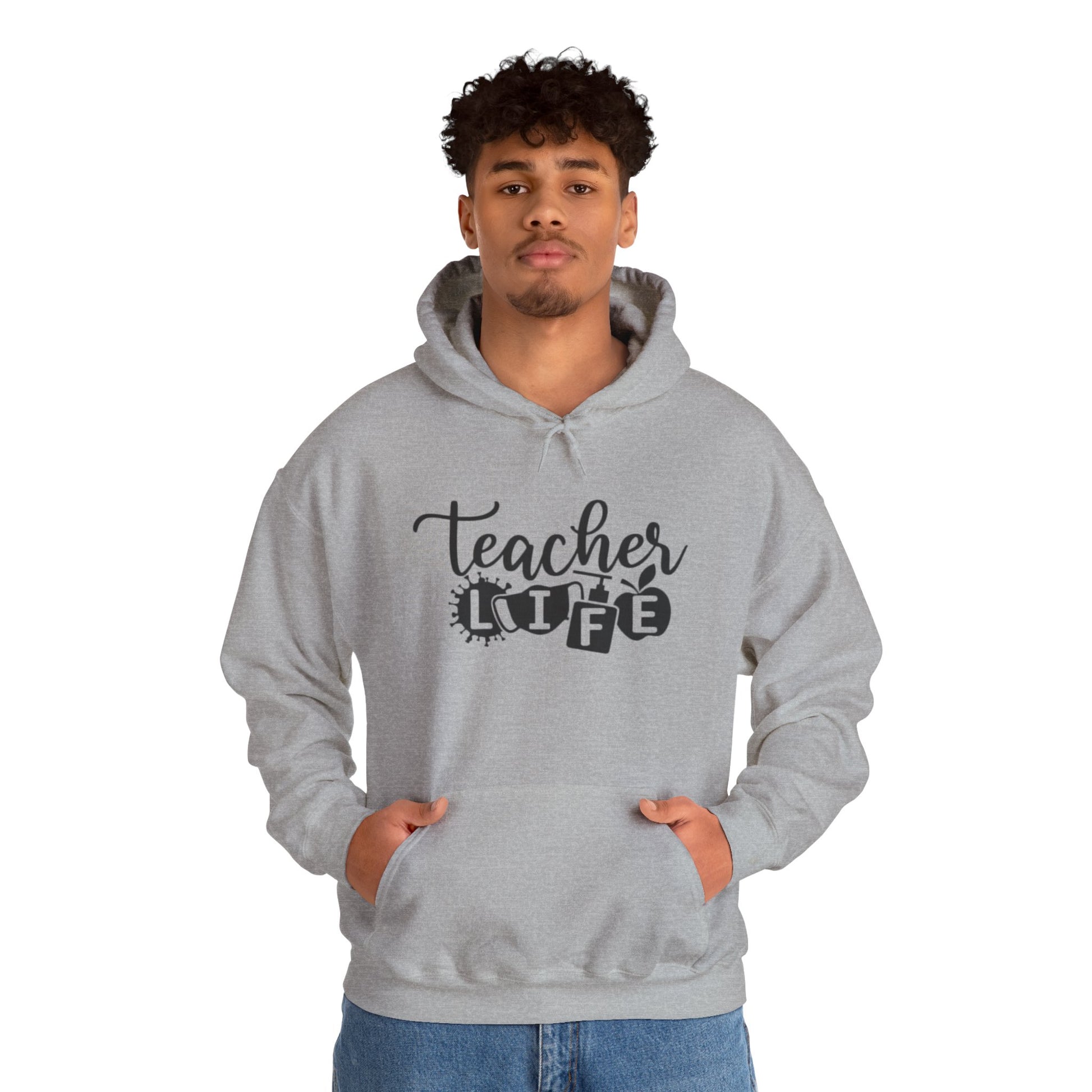 Teacher Life Unisex Hooded Sweatshirt, Great Gift for Teachers, Cozy Pullover for School or Home, Motivational, Casual Wear, Teacher [...]