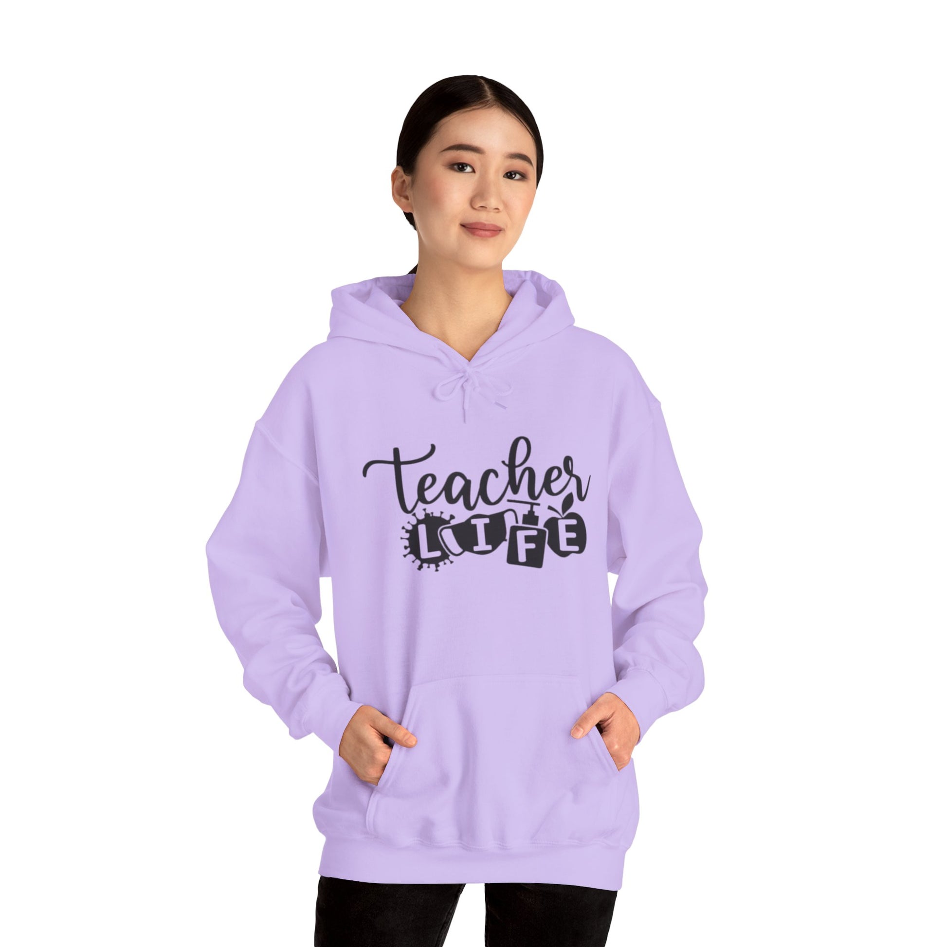 Teacher Life Unisex Hooded Sweatshirt, Great Gift for Teachers, Cozy Pullover for School or Home, Motivational, Casual Wear, Teacher [...]