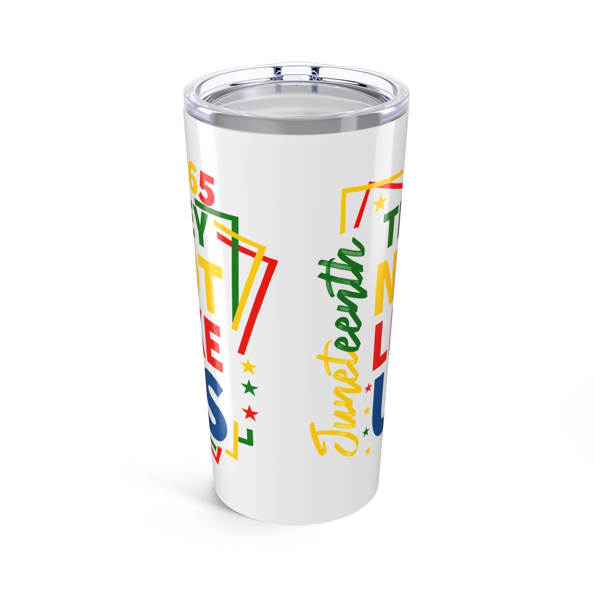 Juneteenth 20oz Tumbler, Colorful Celebration Drinkware, Black History Celebration, Eco-Friendly Travel Mug, Unique Gift Idea
