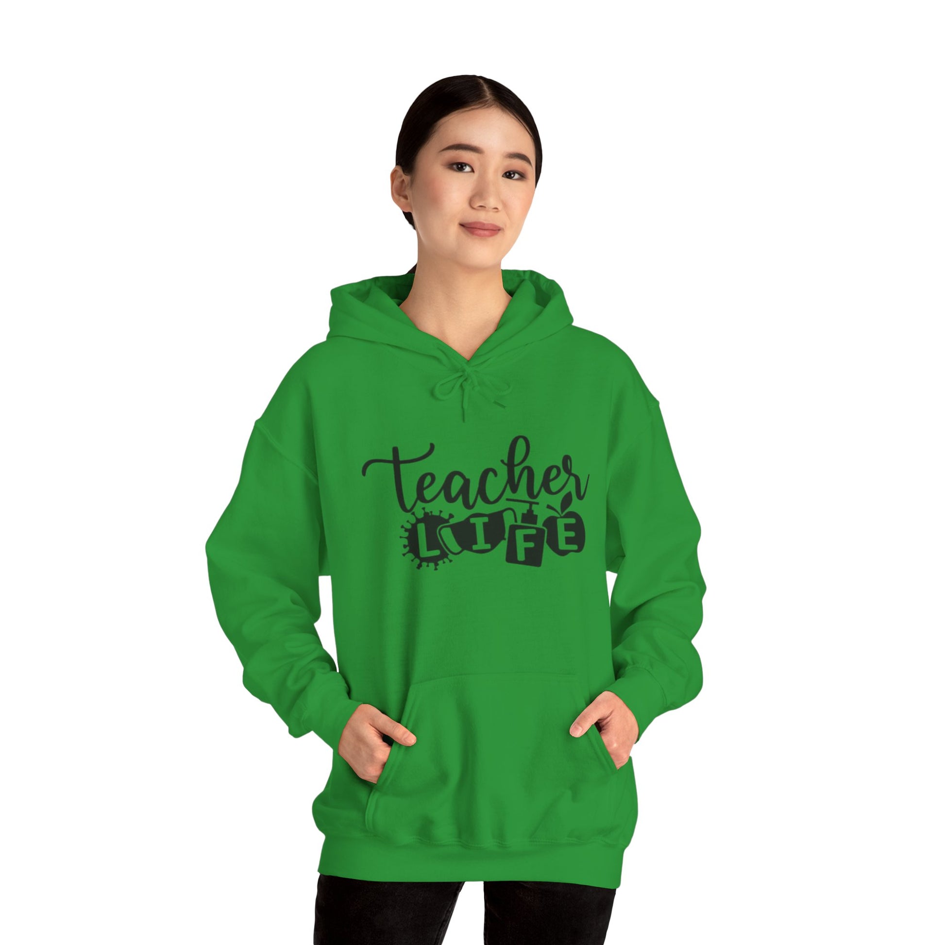 Teacher Life Unisex Hooded Sweatshirt, Great Gift for Teachers, Cozy Pullover for School or Home, Motivational, Casual Wear, Teacher [...]