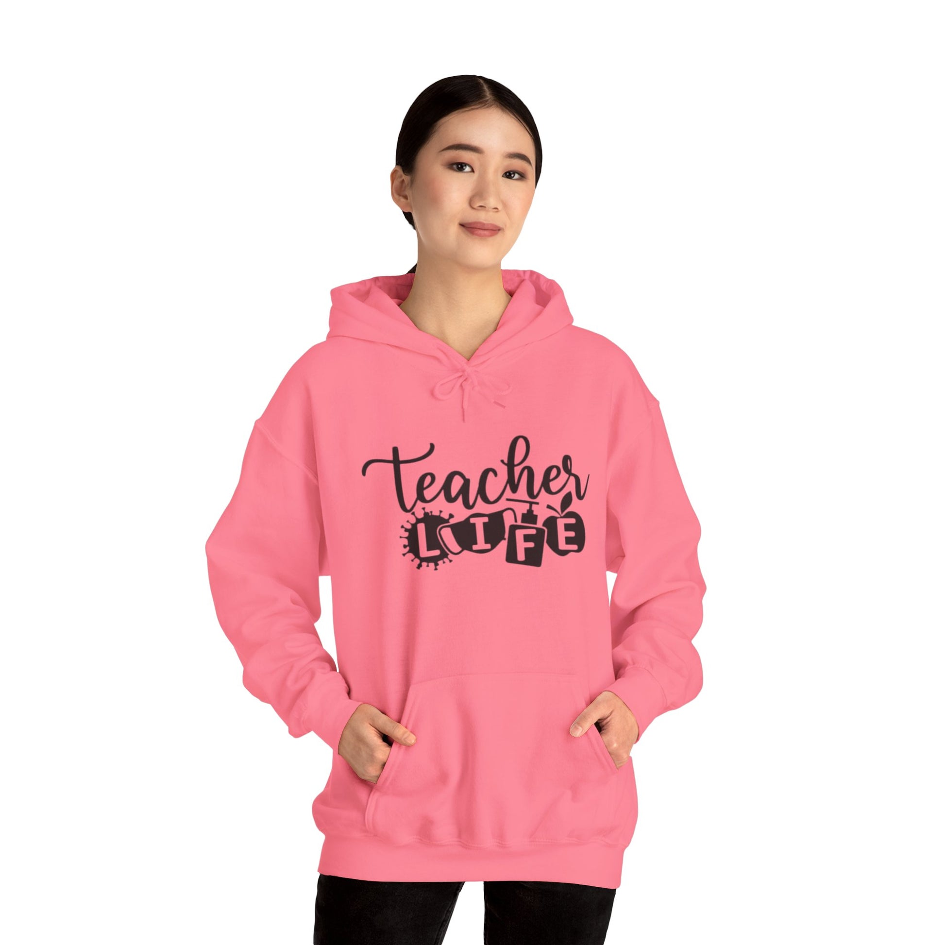 Teacher Life Unisex Hooded Sweatshirt, Great Gift for Teachers, Cozy Pullover for School or Home, Motivational, Casual Wear, Teacher [...]