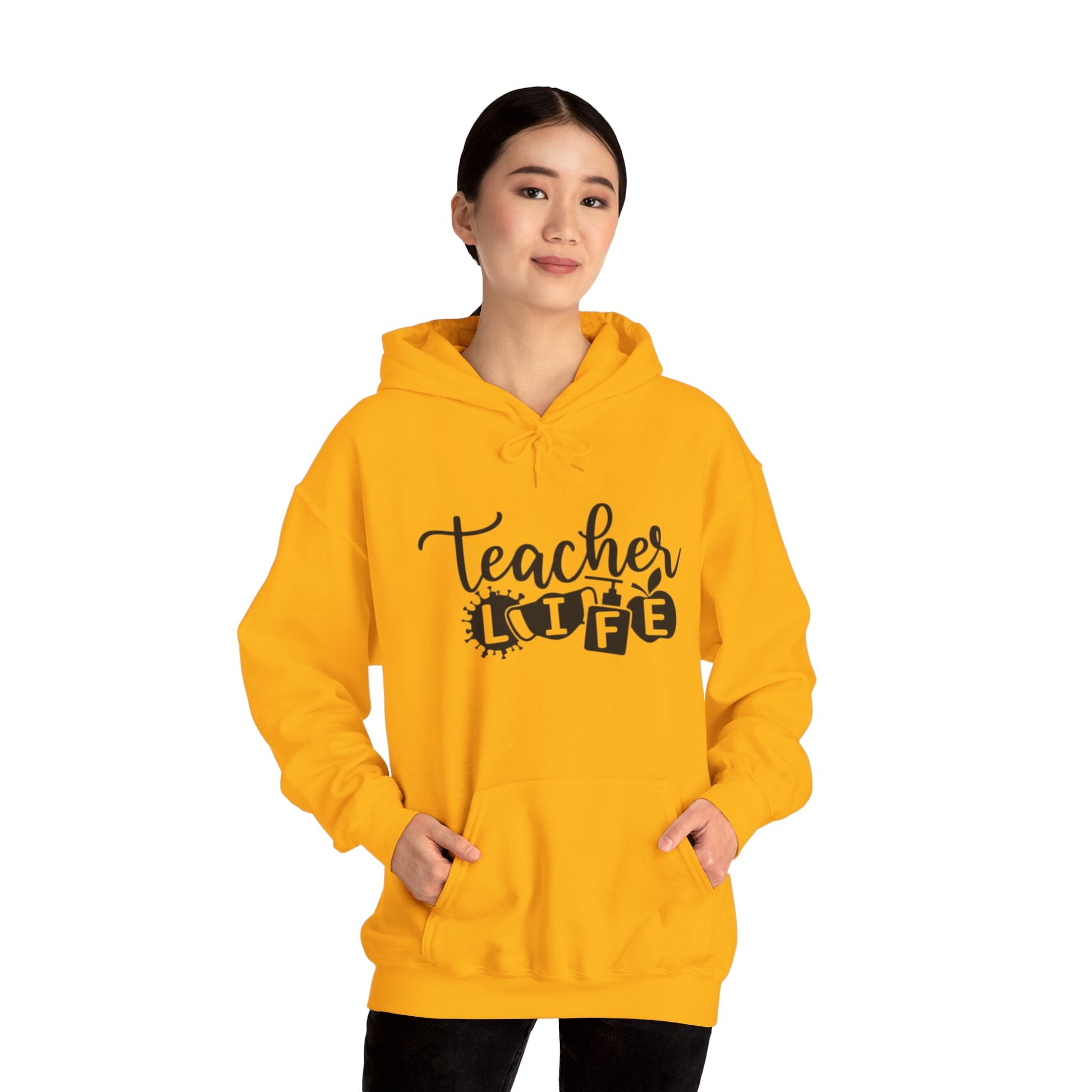 Teacher Life Unisex Hooded Sweatshirt, Great Gift for Teachers, Cozy Pullover for School or Home, Motivational, Casual Wear, Teacher [...]