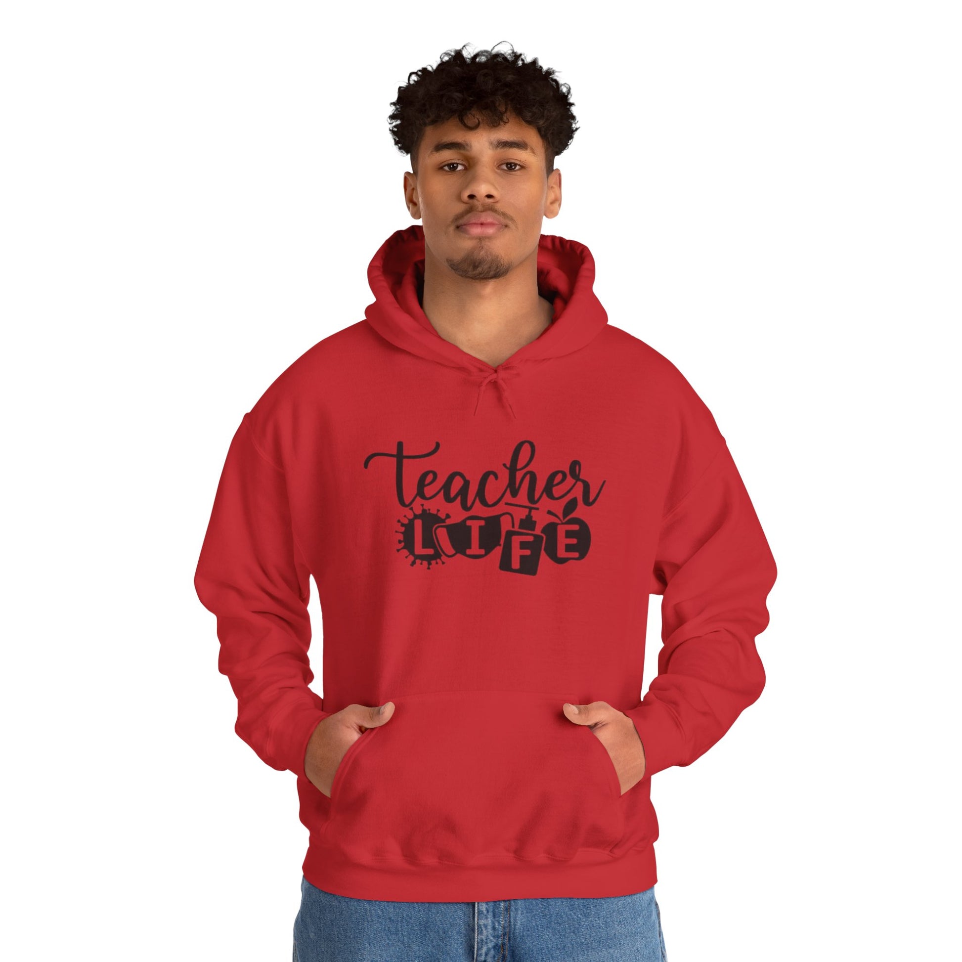 Teacher Life Unisex Hooded Sweatshirt, Great Gift for Teachers, Cozy Pullover for School or Home, Motivational, Casual Wear, Teacher [...]